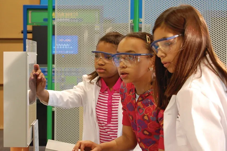 kids at children's museum houston.